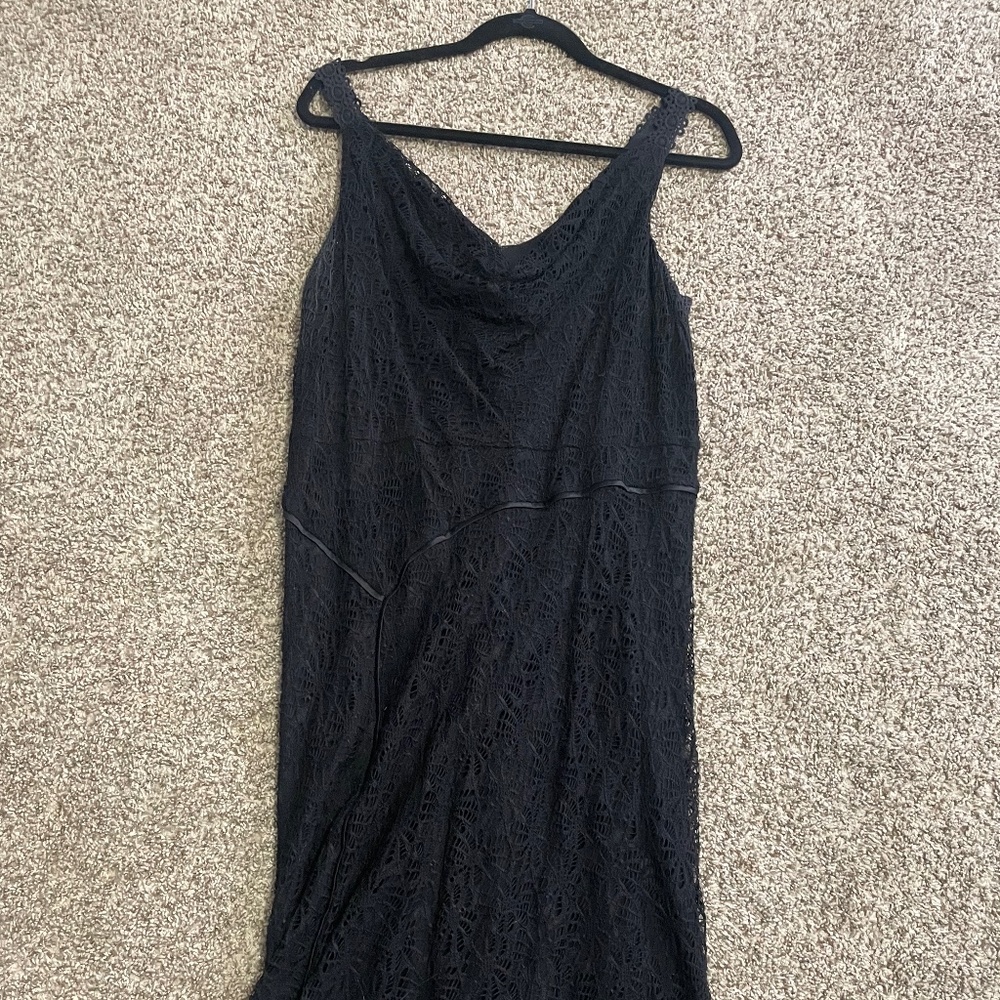 Black Lace Cocktail Dress
